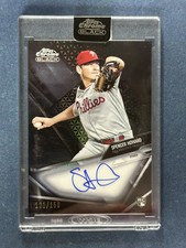 2021 Topps Chrome Black Refractor Spencer Howard Autograph Phillies /150 RC