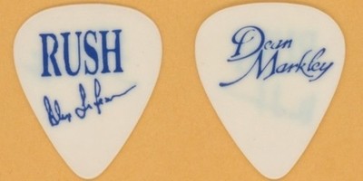 Rush 1989 Presto concert tour Alex Lifeson signature vintage stage Guitar Pick