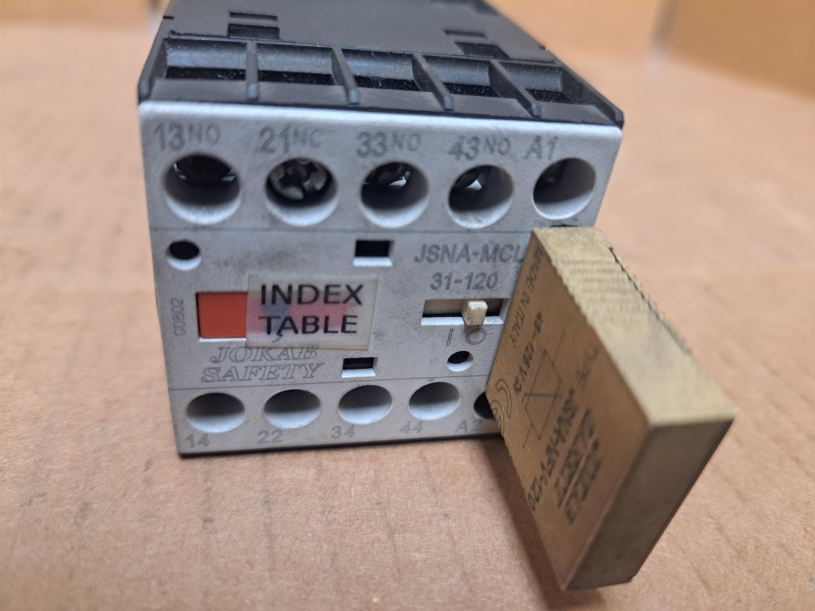 Jokab Safety Contactor Part no. JSNA-MCL 31-120