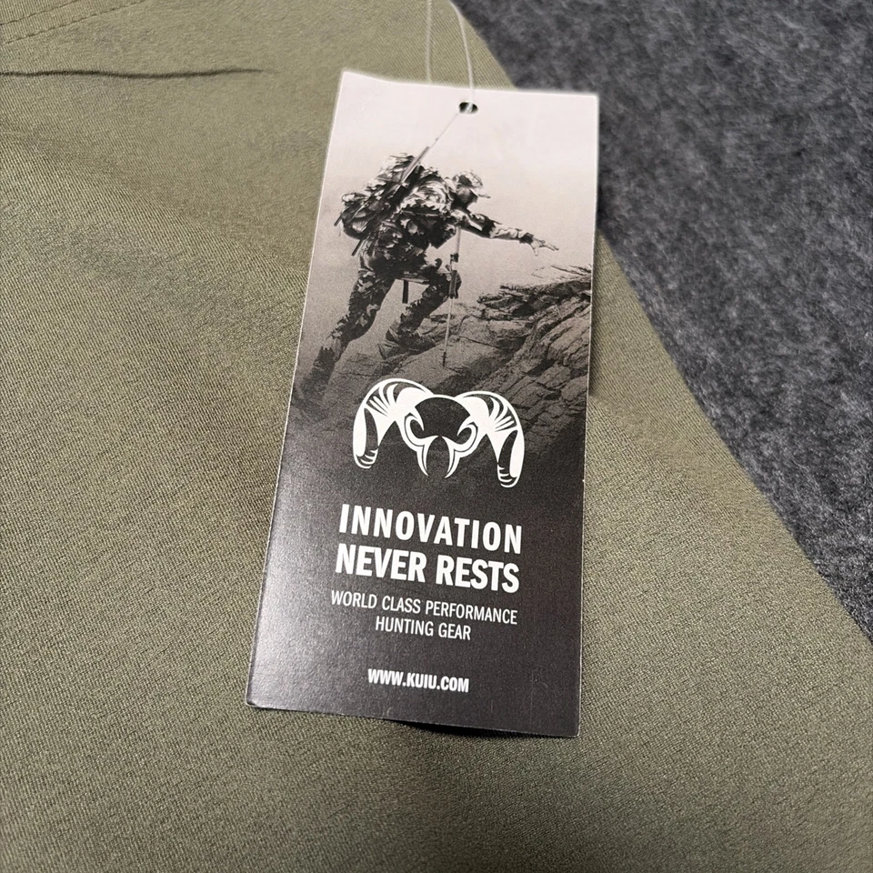 KUIU Baselayer Pants Men Sz XXL Peloton 118 Primeflex Knit Hunting Full Zip Legs - Image 2 of 4