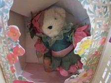 Vintage Muffy Vanderbear and Hoppy VanderHare MIB Rose is a rose boxed bear
