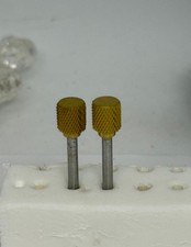 2x Carbide Nail Drill Bit 4 Week Backfill - Medium Grit -Gold Plated-Made in USA