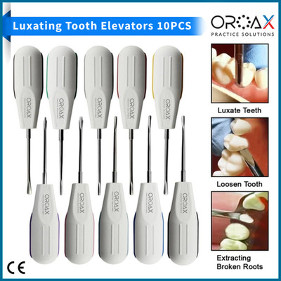10pcs Dental Luxating Root Tooth Loosening Extraction Oral Surgery PDL Elevators