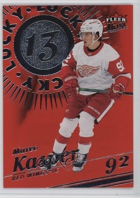 2025-26 Upper Deck Fleer Ultra Lucky 13 Red Achievement /199 Marco Kasper 6kv