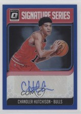 2018 Donruss Optic Signature Series Blue Prizm /25 Chandler Hutchison Auto fm0