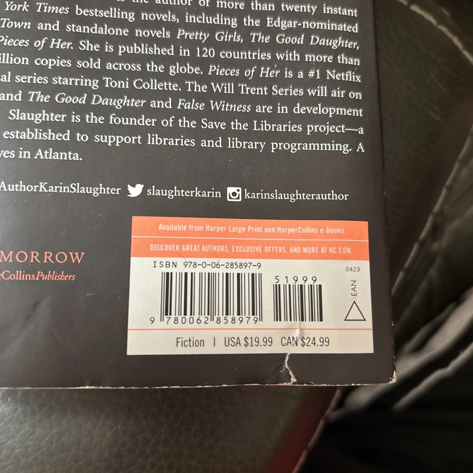 Girl, Forgotten: A Novel - Paperback By Slaughter, Karin - VERY GOOD — 第 4/4 张图片