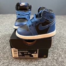 Jordan 1 High Dark Marina Blue Toddler Size 3c AQ2665-404 Air Jordan 1 Retro OG