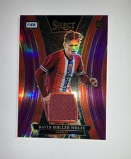 2024-25 Panini Select FIFA - Memorabilia David Moller Wolfe #SM-DMW /49 Prizm 66