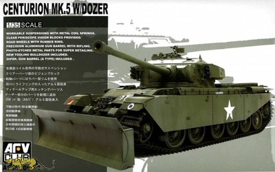 AFV Club AF35106 Centurion Mk. 5 with Dozer - 1:35