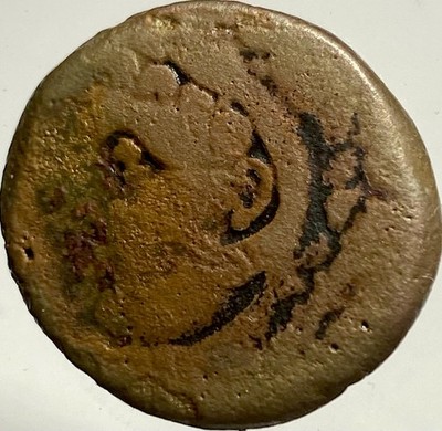 Ancient Punic Coin 100BC-20BC Hercules Melkart 2 Tuna City of Gadir Gades Scarce