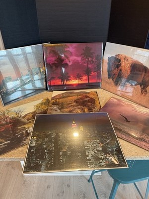 7 Vintage Ready to Hang or Frame Posters 16x20 NO FRAME - Seven posters!