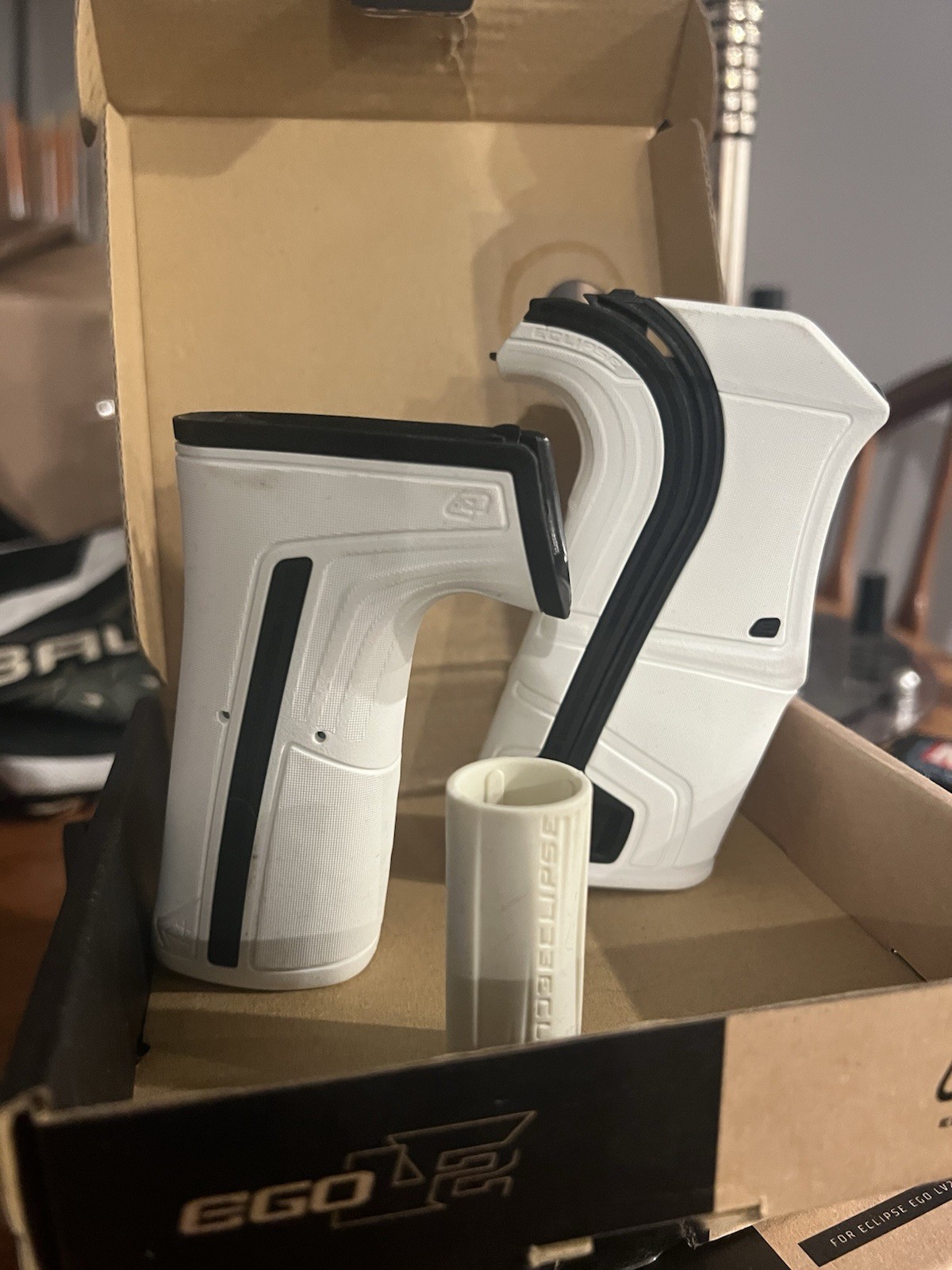 Planet Eclipse PE EGO LV2 Paintball Marker Replacement Rubber Grip Kit White