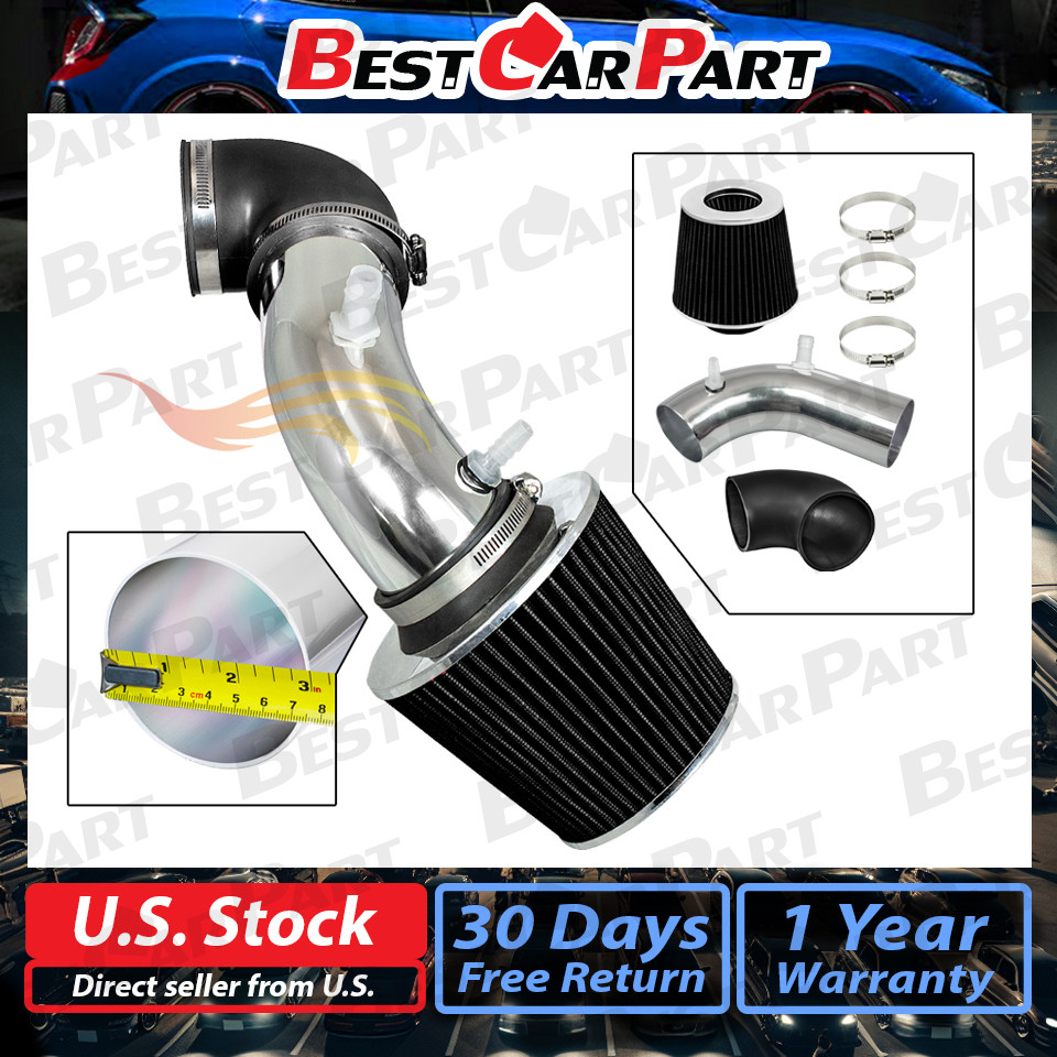 BCP BLACK For 2013-2018 Explorer/Flex 3.5L V6 Turbo Ram Air Intake Kit +Filter