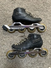 Bont Inferno Inline Skates Simmons Boots Vintage Leather Bank Robber Wheels