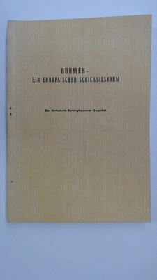 Böhmen - ein europäischer Schicksalsraum. Referate des fünfzehnten Barsinghausen