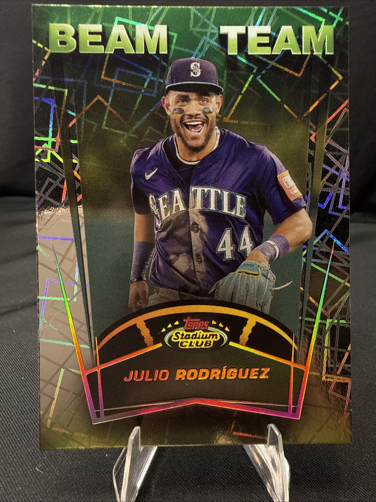 2025 Topps Stadium Club - Beam Team Julio Rodriguez #BT-15