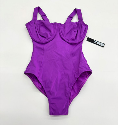 TA3 LIFTY ONE PIECE SWIMSUIT ORCHID PURPLE SHAPING SIZE SMALL S SHORT F/G NEW