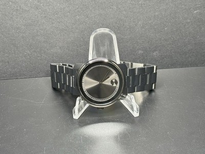 Movado Men s Bold Evolution Grey Dial Grey Ion-Plated Watch 3600796