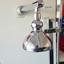 GROHE Chrome Wall-Mount Thermostatic Shower Valve Trim w/ Handheld  Hose