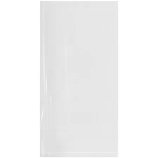 Plymor 4" x 8", 4 Mil Flat Open Clear Plastic Poly Bags