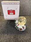 Vtg~Coca Cola~Polar Bear Cubs Collection~Sled Racing~Snowglobe w/Music~WORKS