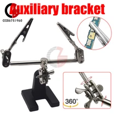 Third Hand Soldering Solder Iron Stand Holder Magnifier Helping Station Tools