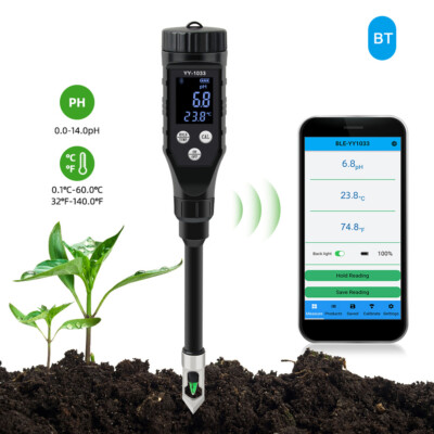 PH Wert Messgerät Smart Bluetooth PH Acidity Meter for Soil Planting