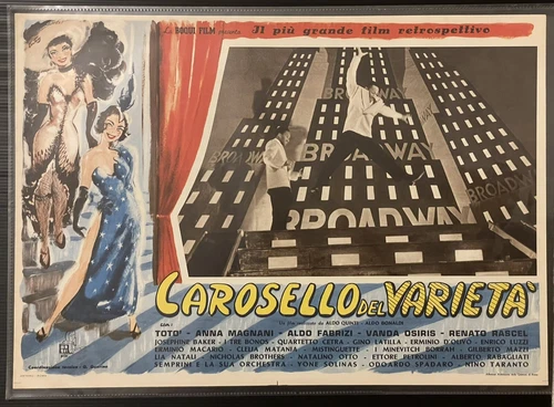 Fotobusta 6 Pezzi Carosello Del Varietà 1955 Macario Osiris Totò Antologia Film