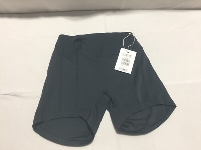 N521 GYMSHARK Power High Rise Shorts Darkest Teal Womens Size Small