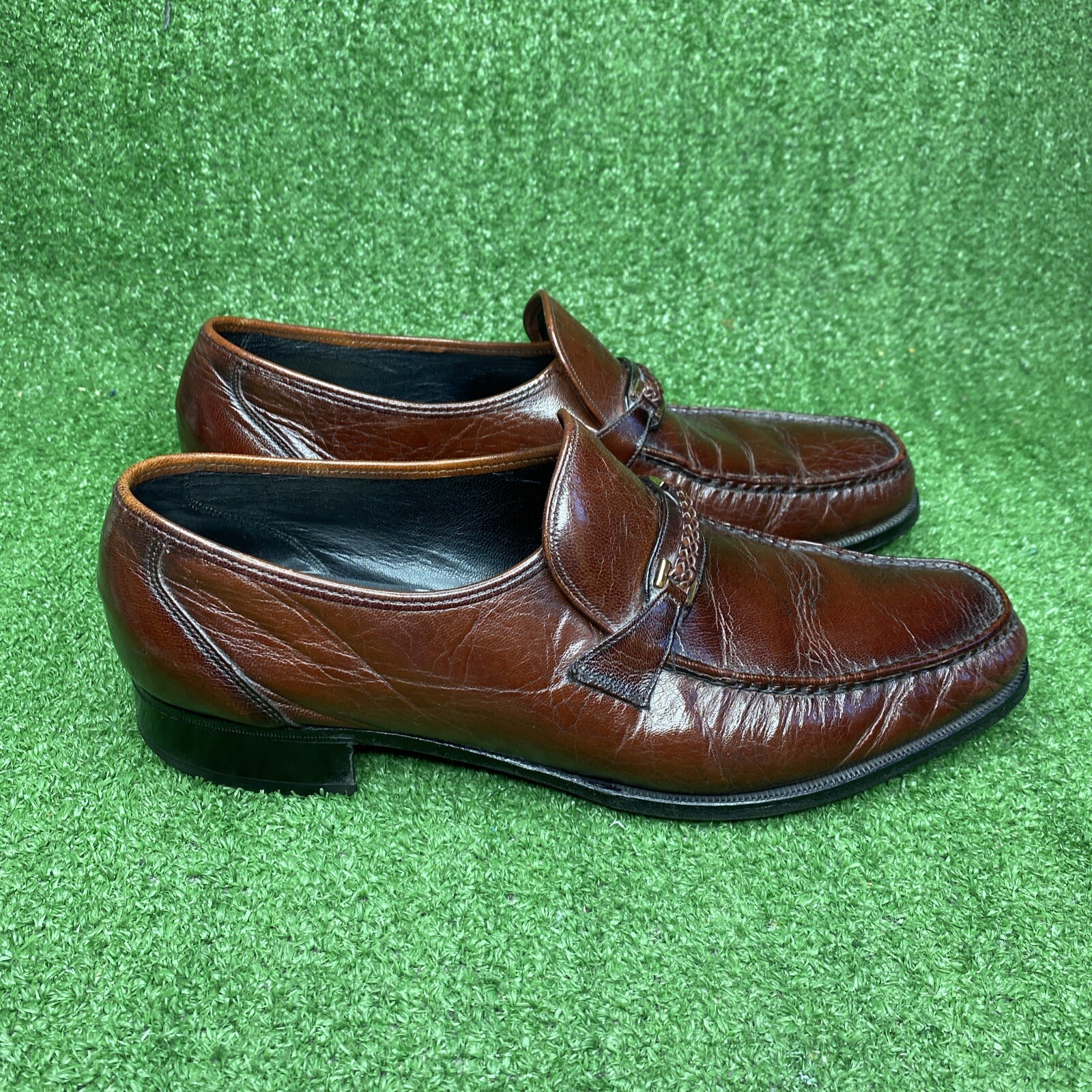 ALDEN きえ suède V-Tip Tassle Loafers 606
