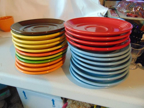 Homer Laughlin  Fiesta Saucer   assorted Colors    Lead Free
