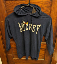 Vtg 90s Disney Mickey Jerry Leigh Graphic Hoodie Men Sm. Fits L USA Midweight