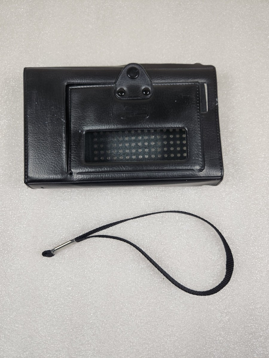 貴重 ノベルティ SONY AUDIO CASETTE ソニー パブミラー Vintage 1970s Sony TCM-121 Tape Cassette-Corder Leather Case