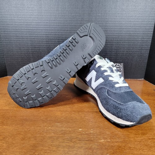 Zapatillas New Balance Para Hombre 574 Azul Marino con Blanco U574RH2 Gamuza Superior - Talla 11.5 - Imagen 7 de 11