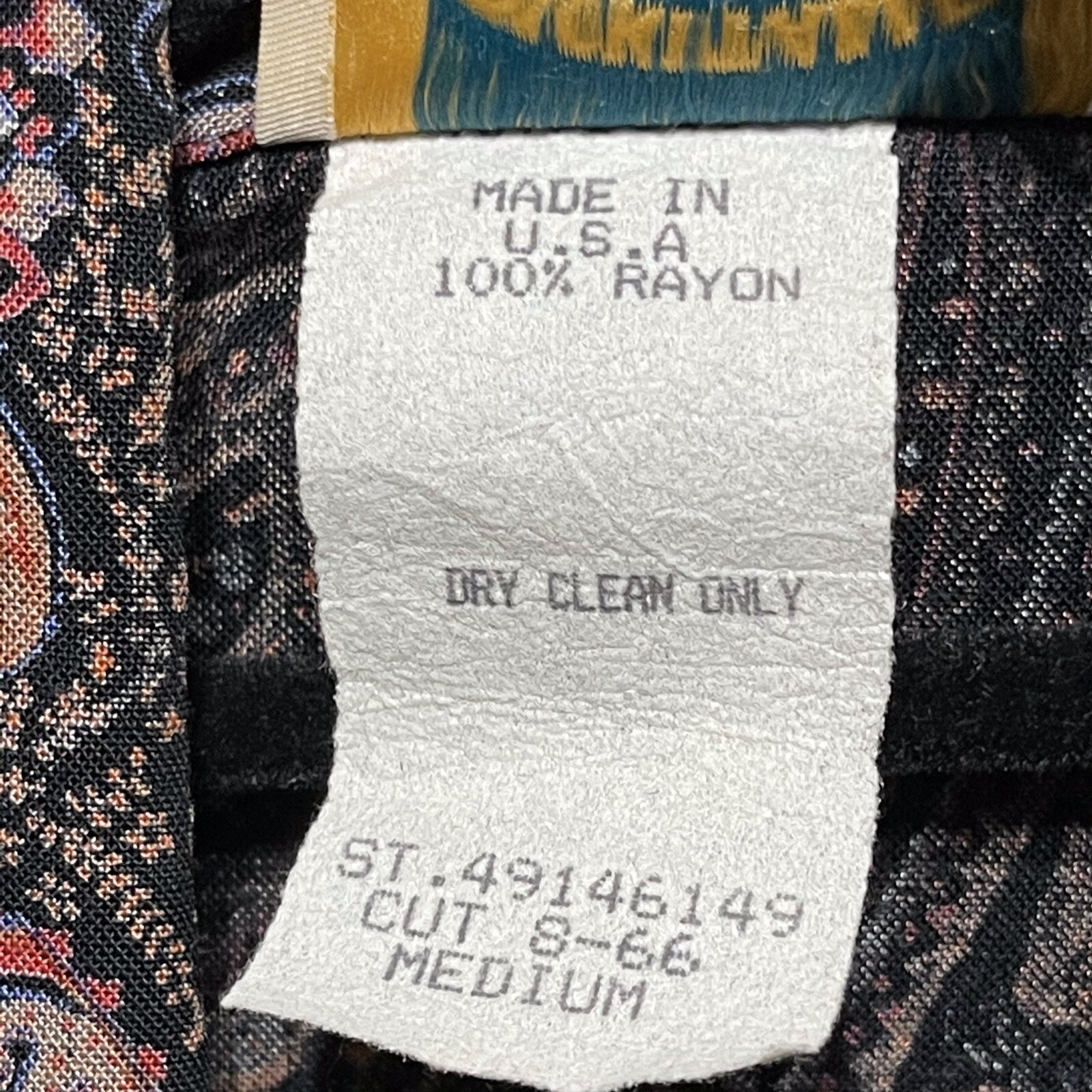 Vintage Cricket Alley Boutique Size M Unlined Paisley Blazer W