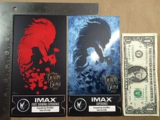 (Lot of 2) Beauty and the Beast 2017 Disney IMAX Regal Ticket Week 1 + 2