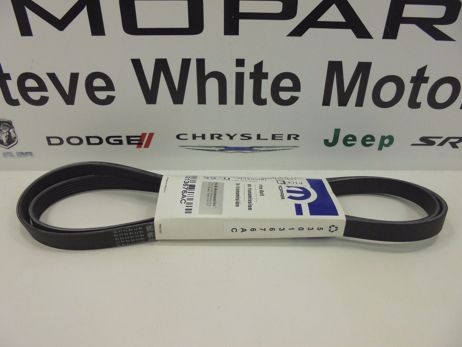 05-22 Chrysler Dodge Jeep Serpentine Belt 5.7L Engine Mopar New OEM