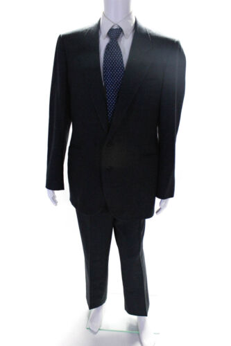 C&R Clothiers Men's Wool Two Piece Suit Gray Size… - image 1