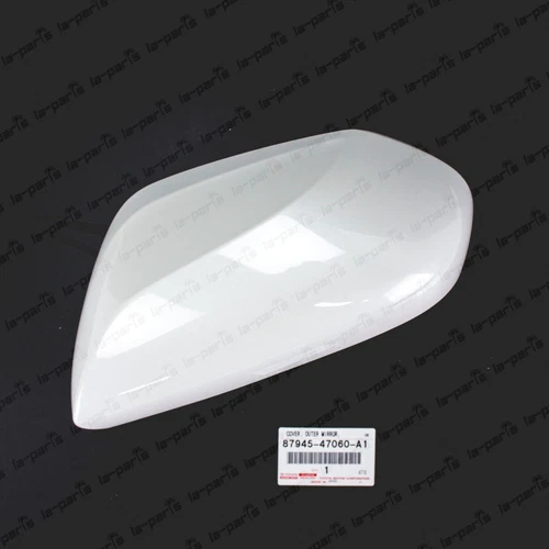 Genuine Toyota 16-21 Prius Driver Mirror Cover White Pearl 070 87945-47060-A1