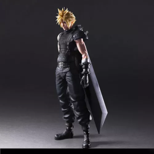 Play Arts Kai Final Fantasy VII Remake Cloud Strife 11" Actionfigur mit Box - Bild 2 von 7