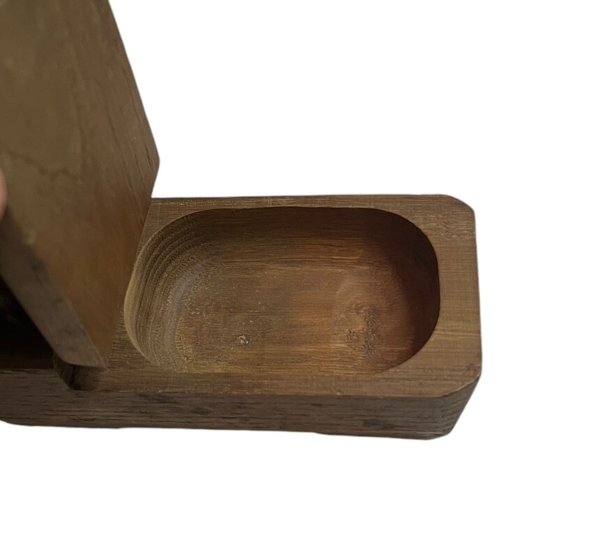 Zooline Lion MCM JV Orel Wood Desk Decor Office Pen Ink Holder Box