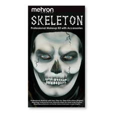 Mehron Skeleton Character Makeup Kit for SFX/Halloween/Cosplay