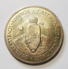 .684 oz 925 Silver Round - Men Space - 1st Manned Orbit - Danbury Mint - F7002 82.85 per troy oz