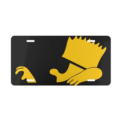 #ad Bart Simpson Driving Vanity License Plate 12quot;x6quot; Aluminum Cool Man Design $23.99