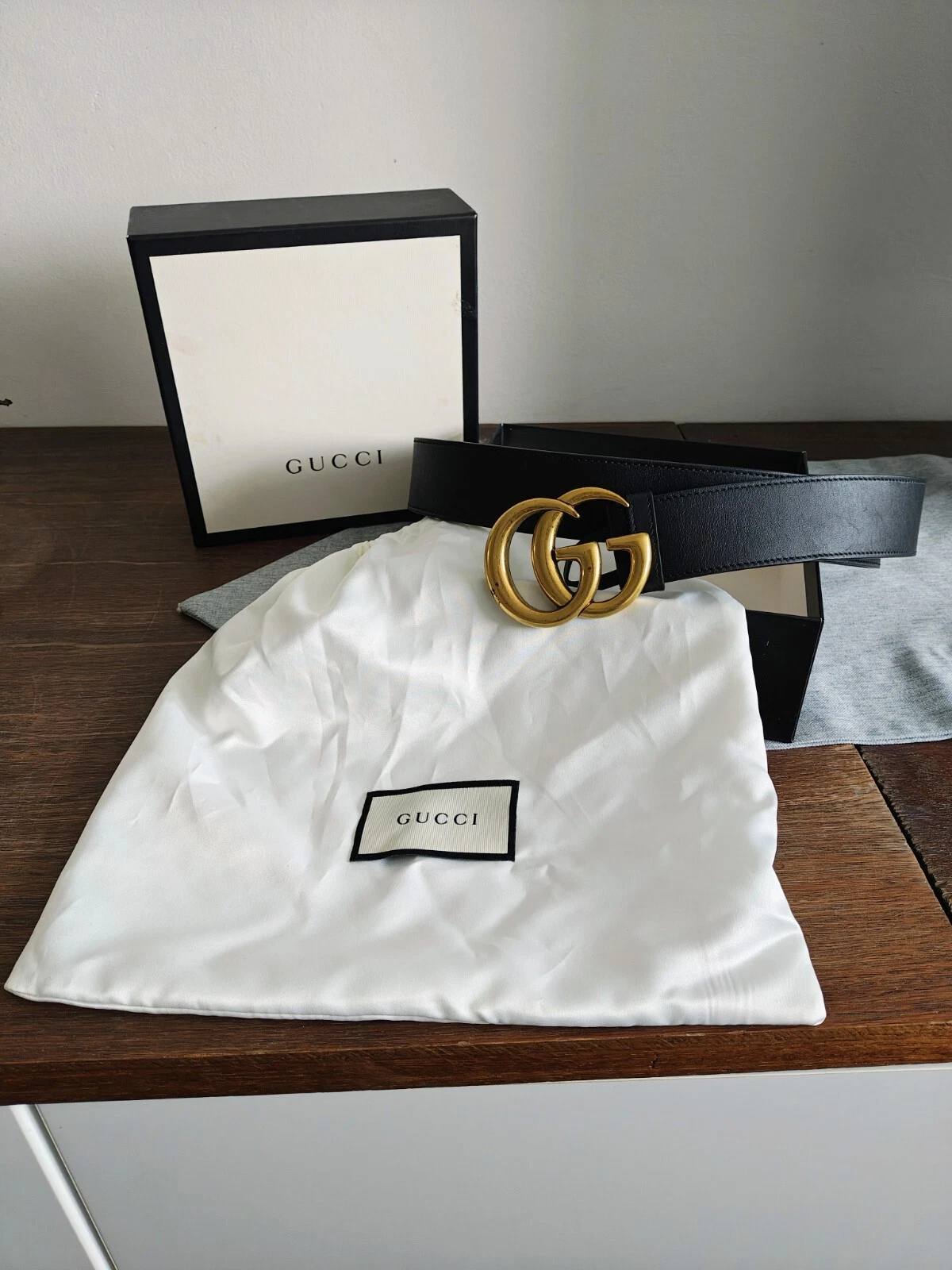 ceinture gucci femme GG Marmont ceinture large