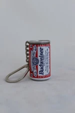 Budweiser Beer Mini Can Key Chain - Made in Italy