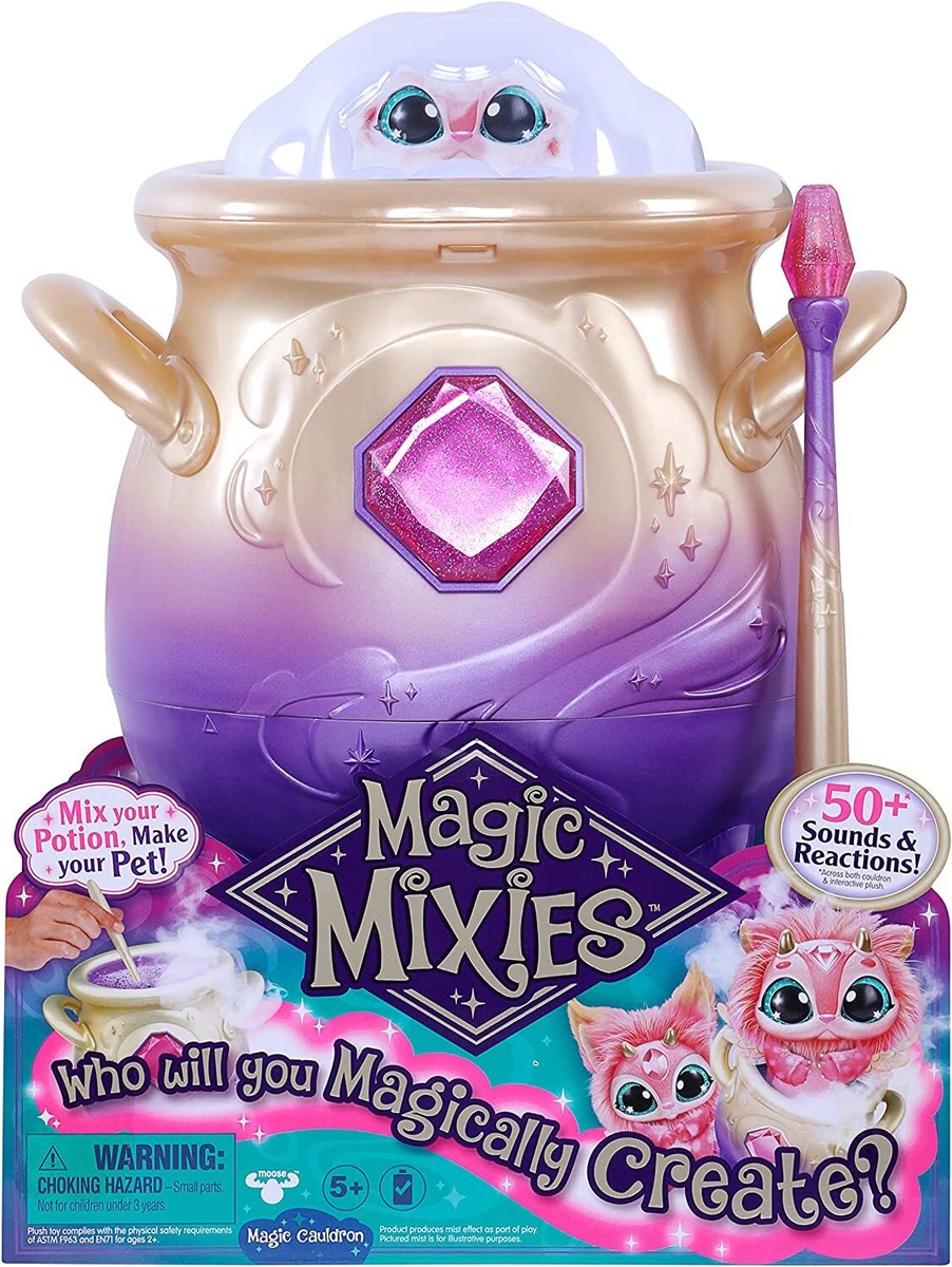 Magic Mixies Magical Misting Cauldron with Interactive 8 inch Pink
