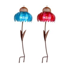 Garden Hummingbird Feeders Easy Feeding Coneflower Shape for Garden Yard