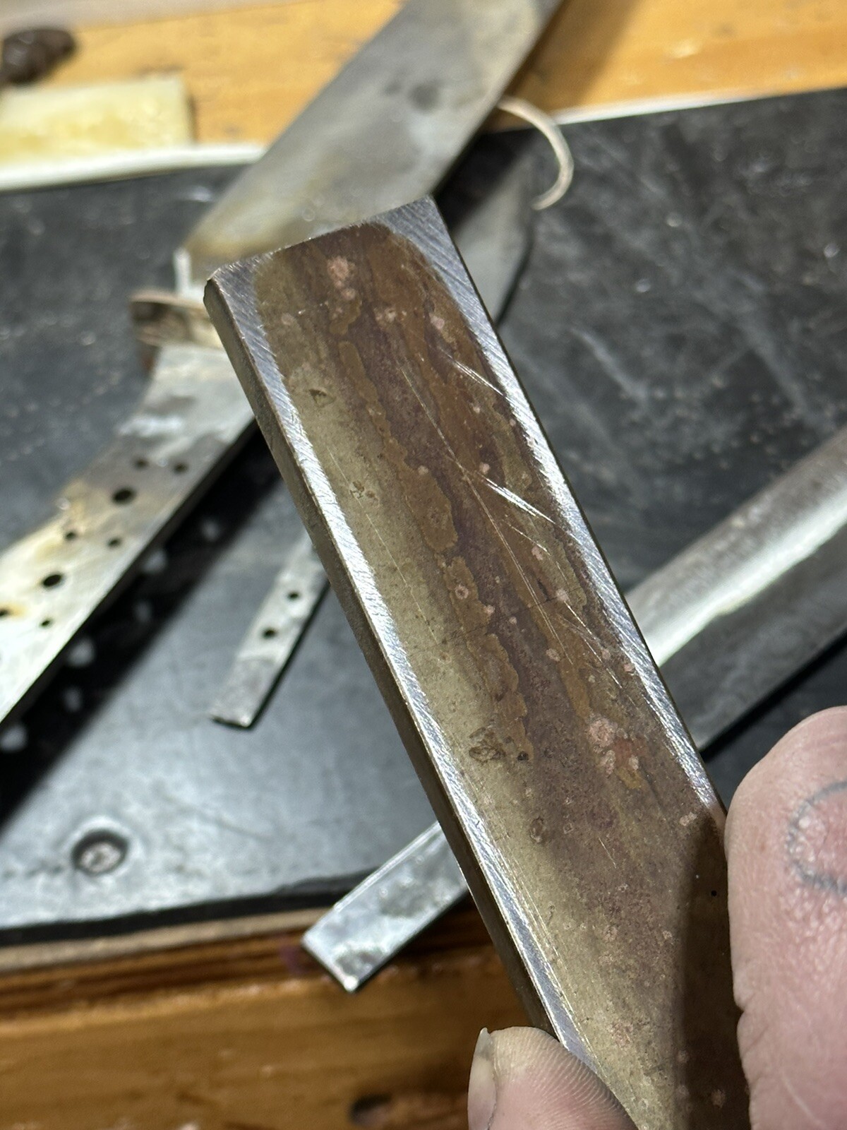 Nickel Silver Bolster Knife Bar stock 1 1/4 X 3/8 X 6 Knife Material eBay