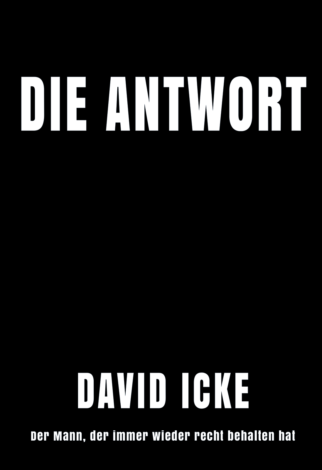 Thumbnail - Mosquito Verlag; David Icke / Die Antwort